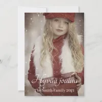 Hyvää joulua holiday card