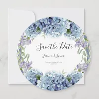 Forget-Me-Not Flowers Watercolor Elegant Save The Date