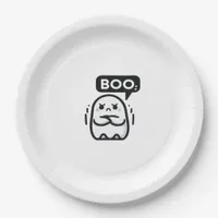 Boo Of Disapproval Funny Quote Paper Plates