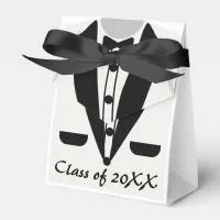 Cute Kindergarten Tuxedo Bow Tie Graduation Favor Boxes