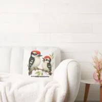 Vocal Red-bellied Woodpecker Throw Pillow