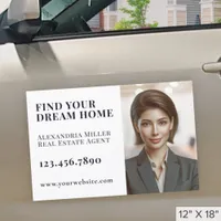 Real Estate Agent Broker Car Magnet