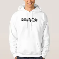 "Batter Up, Dad!" Dystopian Baseball Typography Hoodie