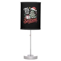 Tis The Season Funy Christmas  Table Lamp