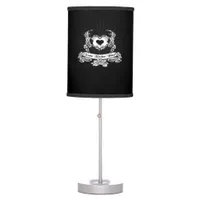 Skeleton Hand Minimal Linework Table Lamp