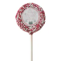 Winter Pink Baby Shower Chocolate Covered Oreo Pop