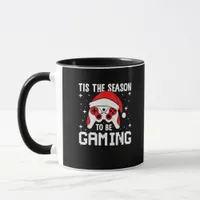 Tis The Season To Gaming Christmas Gamer Heartbeat Mug