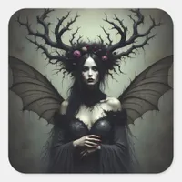 The Dark Fairy Square Sticker