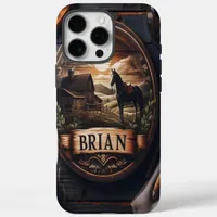 Brian's Farmhouse Sunset iPhone 16 Pro Max Case