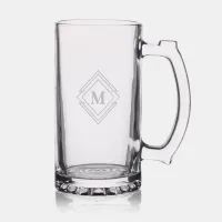 Geometric Diamond Frame Monogram ID617  Stein