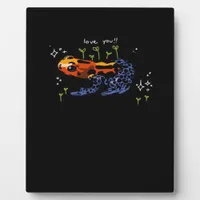 Frog Who Loves You Simple Classic Style Plaque