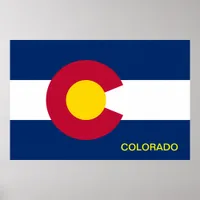 Colorado State Flag Poster