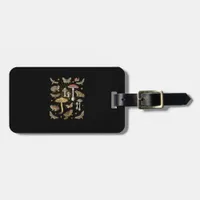 Cottagecore Aesthetic Mushroom Frog Butterfly Gobl Luggage Tag