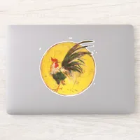 Vinyl Sticker - Rooster and Sun