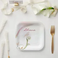  Celestial shooting star Paper Plate