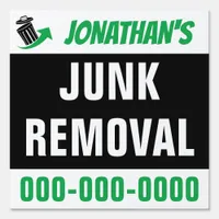 12” x 12” Junk Removal Yard Sign