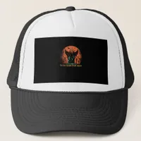 Tis The Season To Be Creepy Pumpkin Trucker Hat