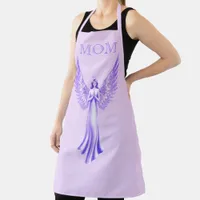 Angel With Sparkly Wings | Pink And Purple Mom Apron