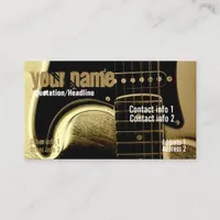 Guitar Latte Business card