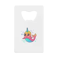 Narwhal Credit Card Bottle Opener