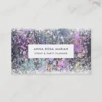 *~* Vintage Pastel Rustic Aged Wood Shabby Blue Business Card