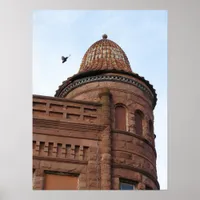 Fort Madison, Iowa Building and Pigeon Poster