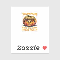 Halloween Trumpkin Make Halloween Great Again Sticker