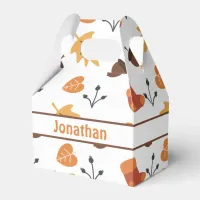 Personalized Autumn Favor Box