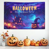 Haunted House Halloween Party Welcome Banner