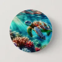 Keeping in Touch  | Sea Turtle Swimming Button