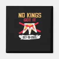 No King Patriotic Freedom No Kings In America Crea Magnet
