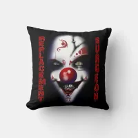 Replacement Surgeon - Evil Clown Throw Pillow