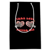 Skeleton Hands Heart Design Classic Aesthetic Medium Gift Bag