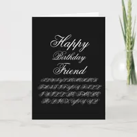 Him If You Fall Funny Happy Birthday Friend Card