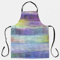 Modern Abstract Art brushstrokes Apron