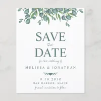 Budget Eucalyptus Foliage Greenery Save The Date