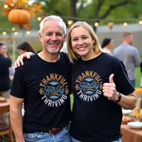 Thankful Healing Thriving Motivational  T-Shirt