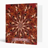 Psychedelic Choc Bubbles Spiral Album Binder