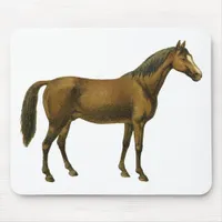 Vintage Horse Mouse Pad