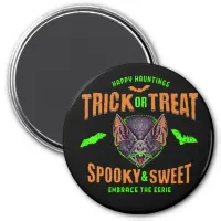 Happy Hauntings | Trick or Treat Halloween Bats Magnet