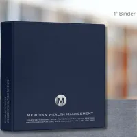 Professional Financial Documents Binder