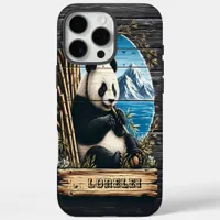 Panda's Mountain Retreat: Bamboo Repast iPhone 16 Pro Max Case