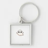 Cute Little Boo Basic Clean Keychain