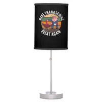 Make Thanksgiving Great Again Trumpkin – Funny Tur Table Lamp
