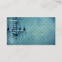 Grunge Wallpaper Chandelier 3 Business Card