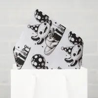 Black and White Axolotls Birthday Tissue Paper