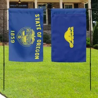 State of Oregon Double Sided Garden Flag