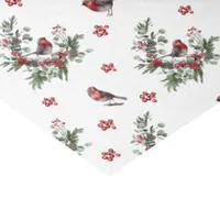 Festive Robin Christmas Floral Wreath  Tissue Paper