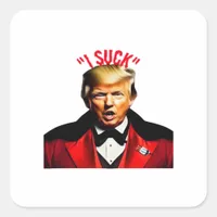 Halloween Donald  Funny Anti- Political Square Sticker