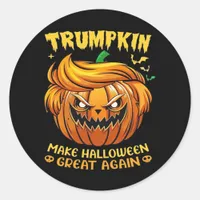 Trumpkin Halloween - Make Halloween Great Again Cl Classic Round Sticker
